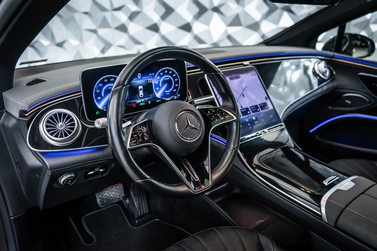 Mercedes-Benz EQS 450 + Night*ElectricArt*Distronic*Pano – снимка 8